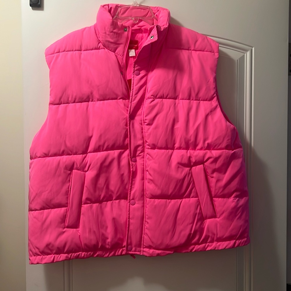 Hot pink Wondershop (target) vest